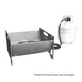 Propane Kit w Portable Fire Pit and Tank