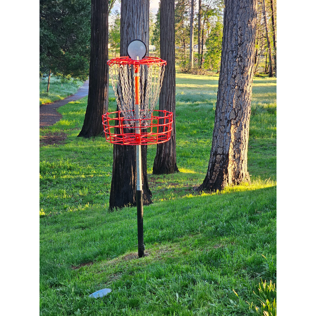 Disc Golf Basket Ground Mount Sleeve & Riser