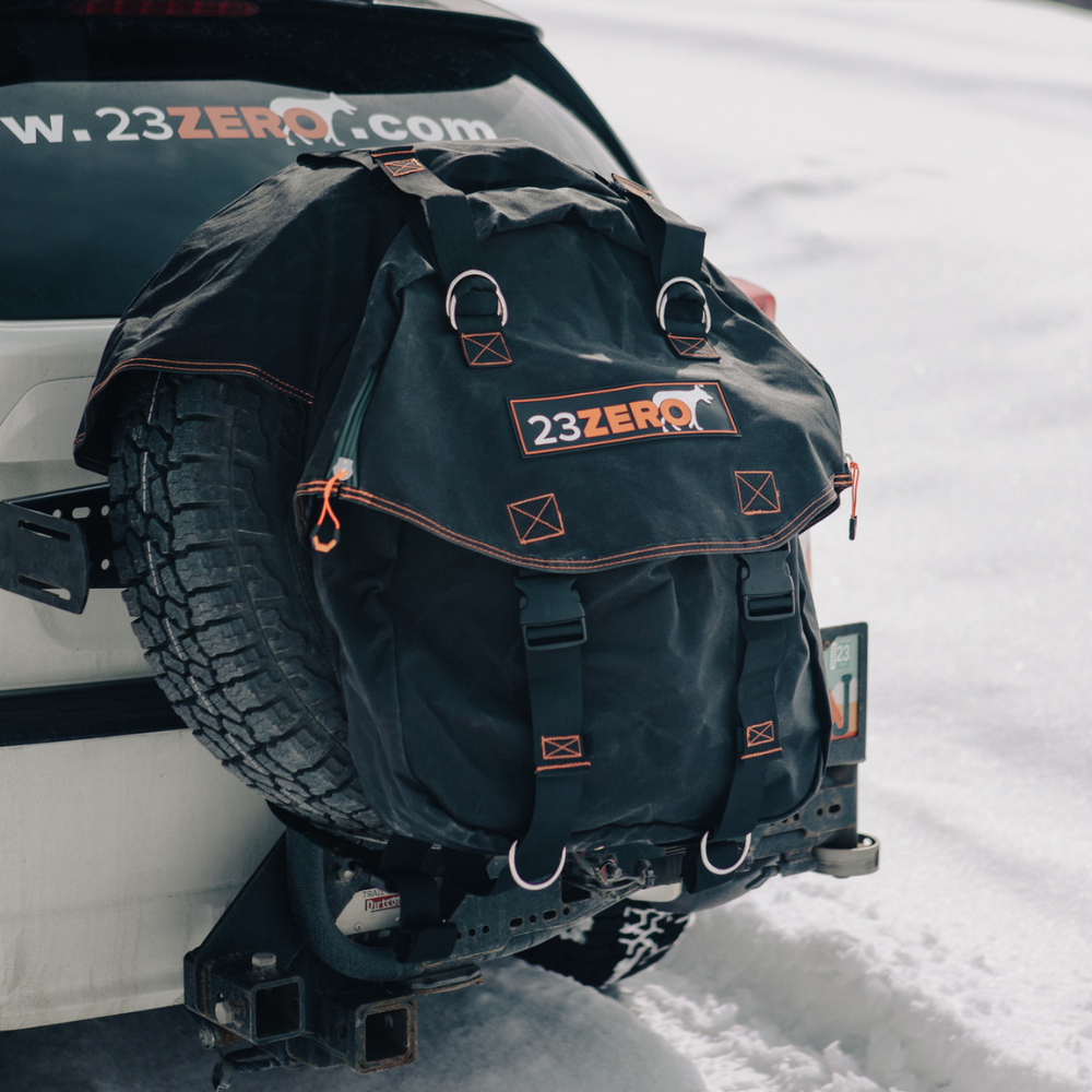 Dirty Gear Bag (fit up to 35 Inch Tire) - In Use Closeup