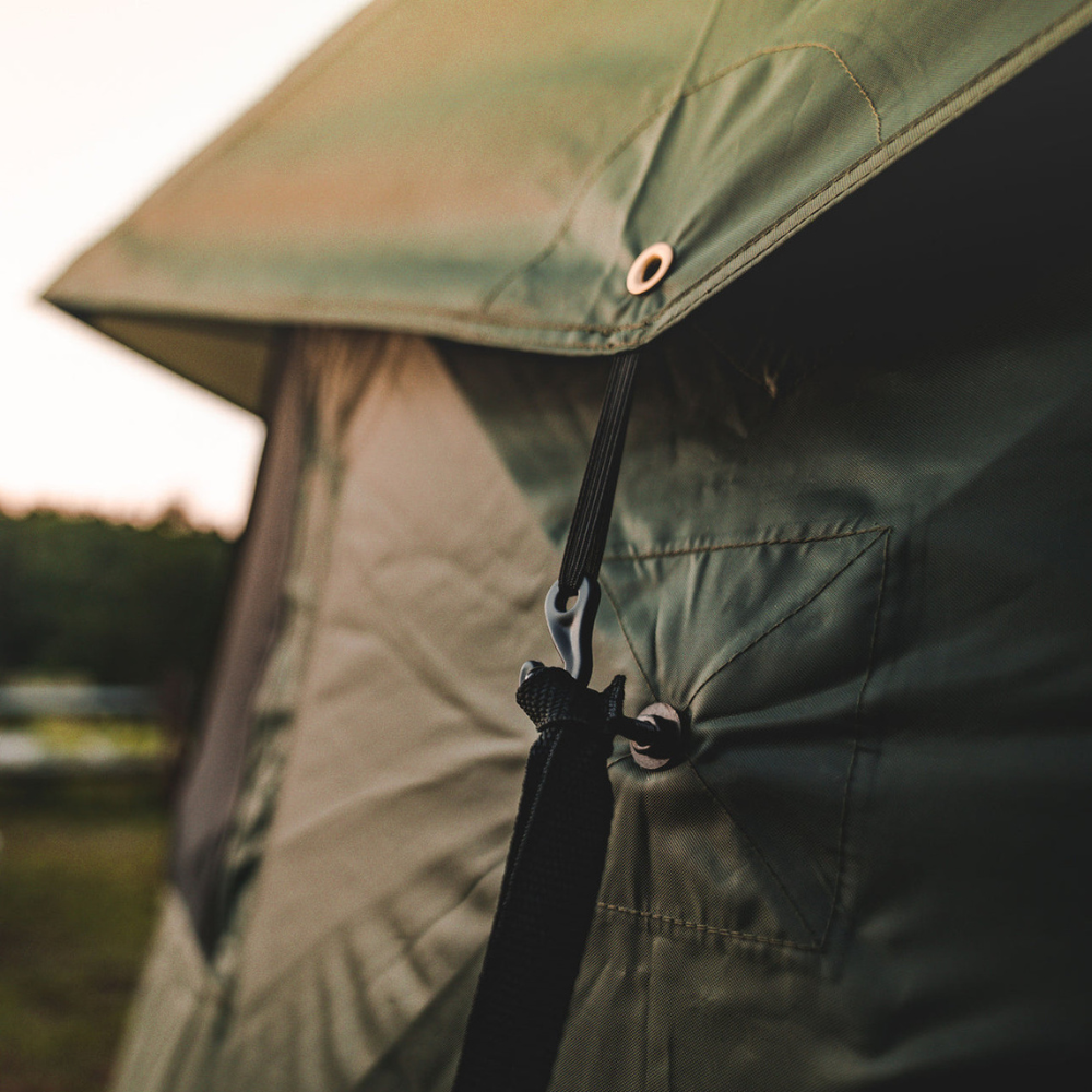 Gazelle T4 Overland Edition Tent - Alpine Green - Closeup