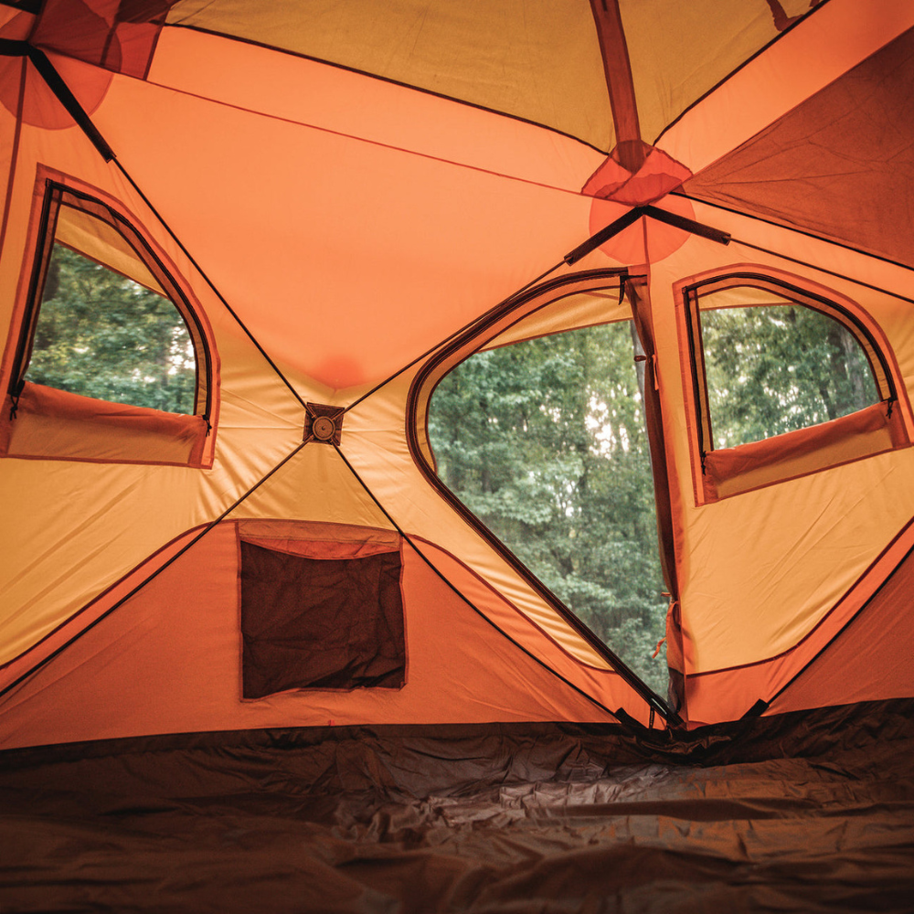 Gazelle T4 Overland Edition Tent - Sunset Orange & Sedona Inside