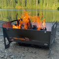 Portable Fire Pit in use